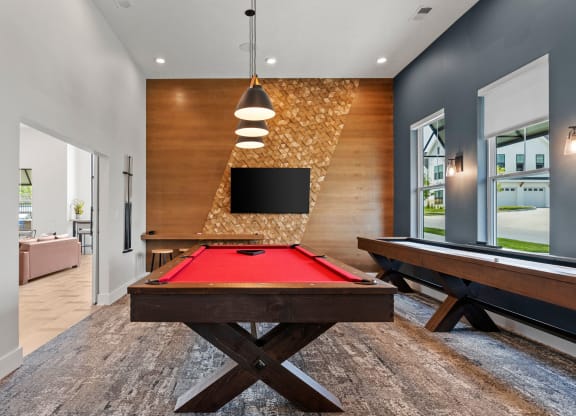 Game Room with Pool Table