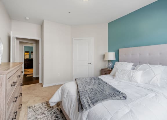 Bedroom with Plush Carpeting