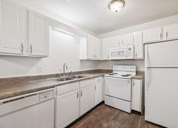 Kitchen with White Cabinetry