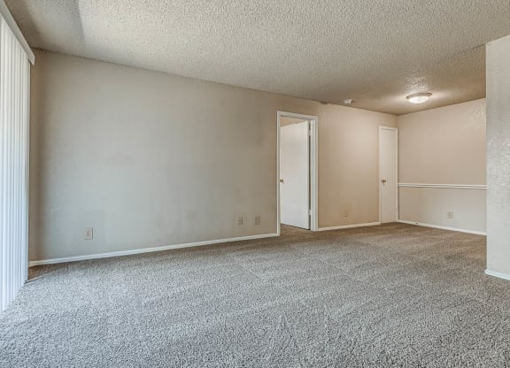 Living Area with Carpet