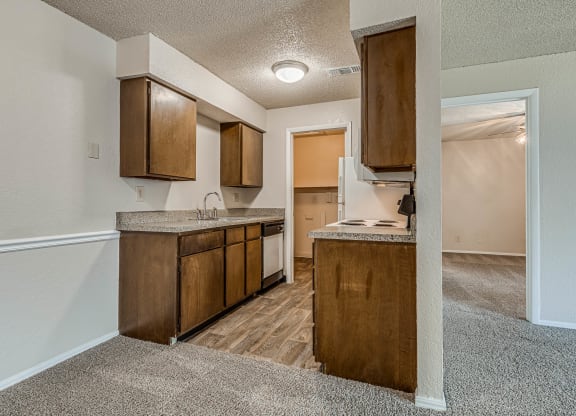 Kitchen with Granite Countertops