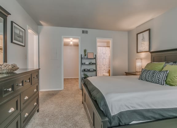 Bedroom With Attached Bathroom & Walk-In Closet