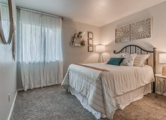 Bedroom With Large Window