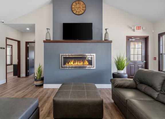 Community Room Fireplace
