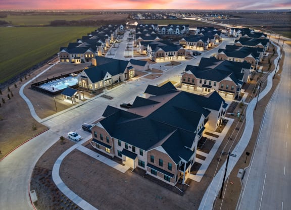 Twilight Aerial of Sundance Celina