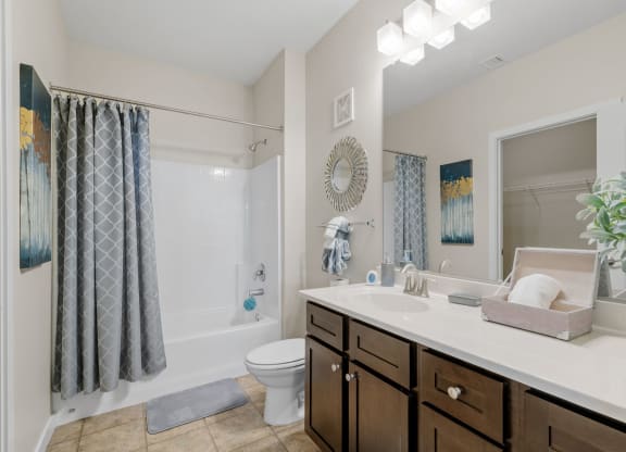 Bathroom with Modern Finishes