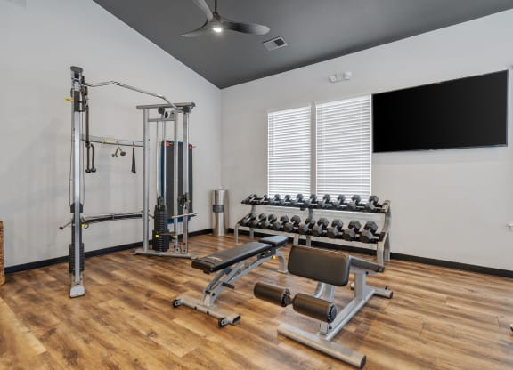 Fitness Center with Weights