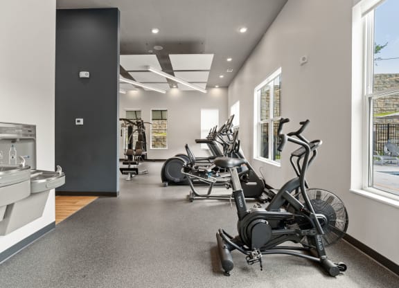 Fitness Center with Cardio Equipment