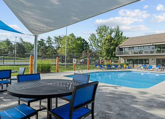 Pool with Patio Furniture