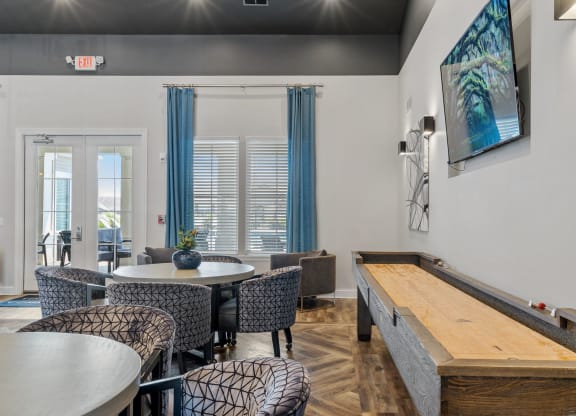 Community Room with Shuffleboard