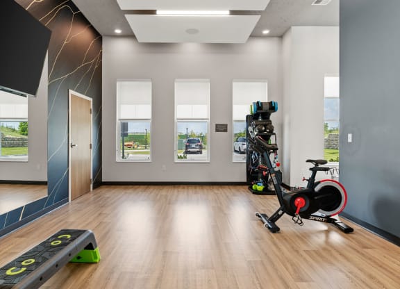 Studio Room with Cycling Equipment