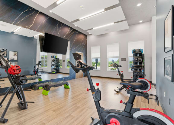 Studio Room with Cycling Equipment