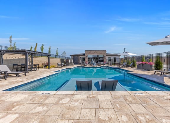 Outdoor Pool with Sundeck