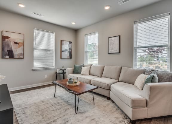 Spacious Living Room Area