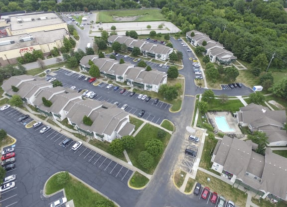 Ariel Photo of The Park at Olathe Station Community