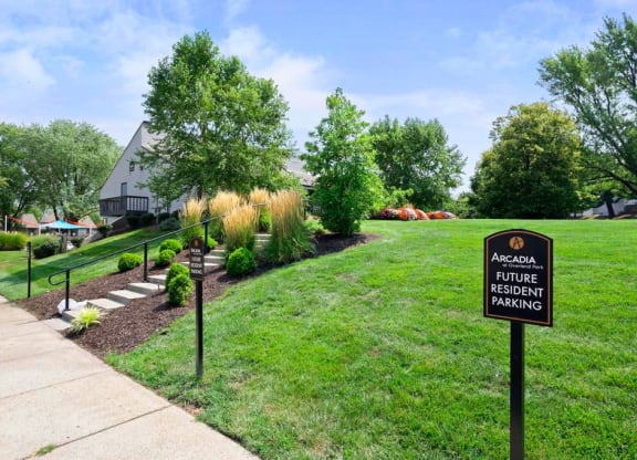 Arcadia At Overland Park Clubhouse With Sidewalk