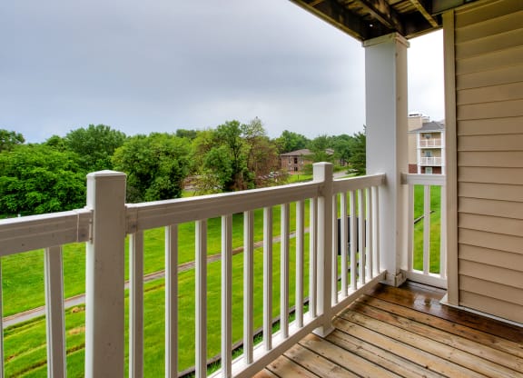 Spacious Exterior Balcony