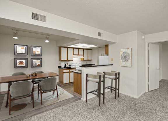Kitchen with Separate Dining Area