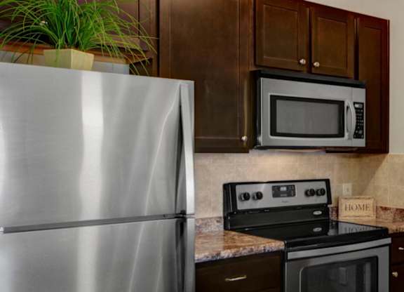 Kitchen With Stainless Steel Appliances