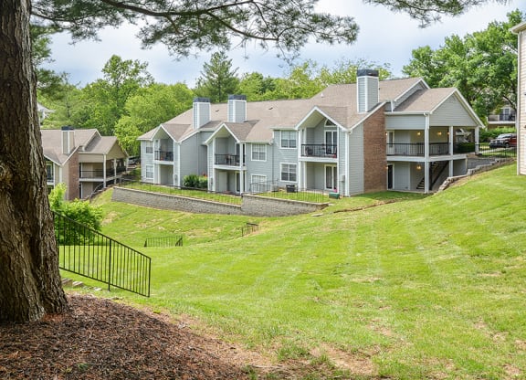 Patio or Balcony with Views Overlooking the Lush Green Lawn
