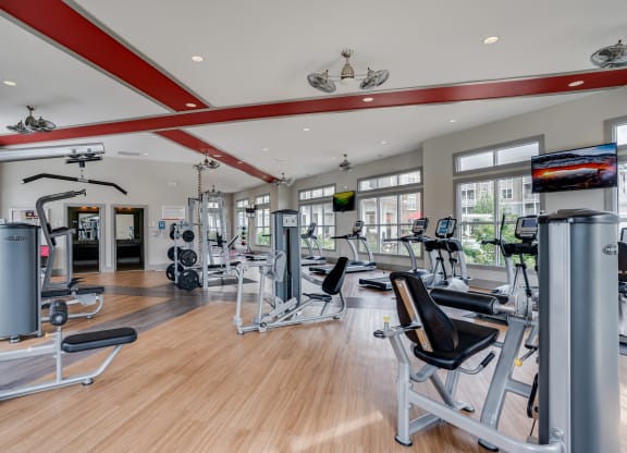 2,000 Square Foot Fitness Center