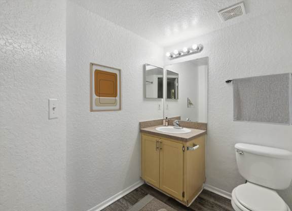 Bathroom with Wood cabinetry