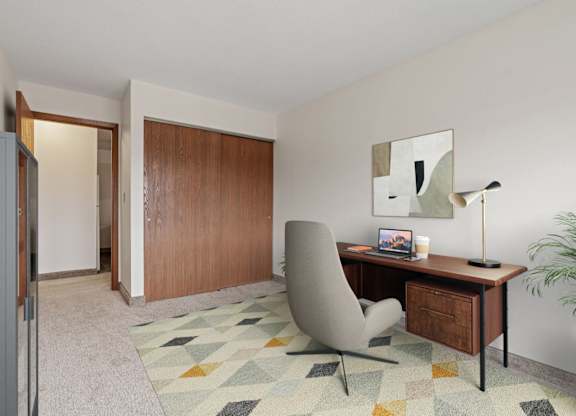 Office Space with Carpet