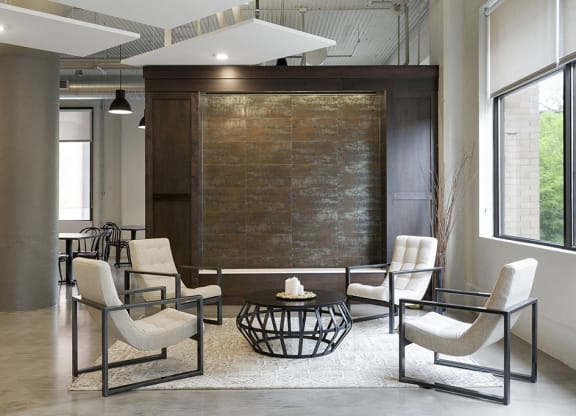Community Room with Water Wall