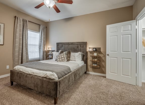 Bedroom with Plush Carpeting
