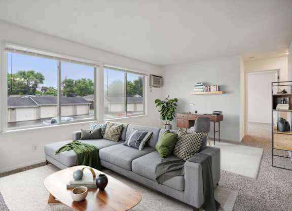 Living Room with Abundant Natural Lighting