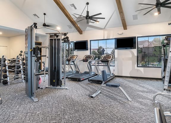 Strength Training Equipment At The Fitness Center
