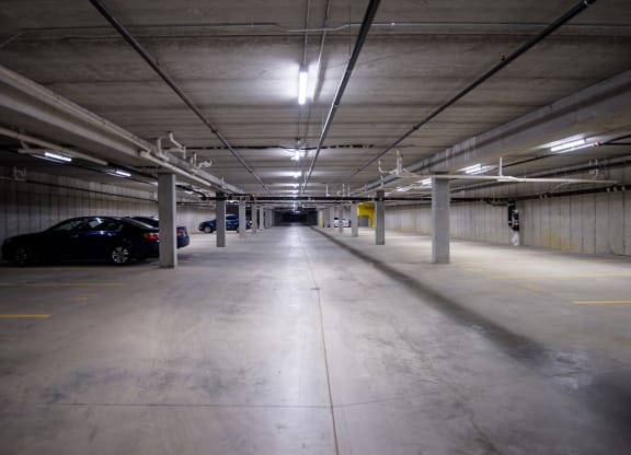 Spacious Underground Garage Parking