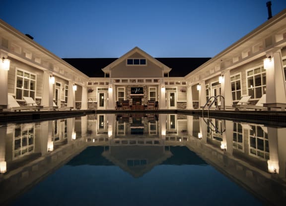 Clubhouse Overlooking The Pool Area