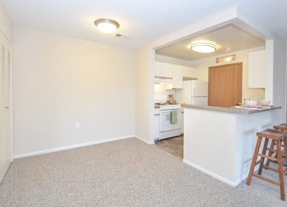 Large Dining Room Area Adjacent to Kitchen