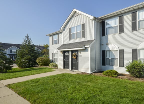 Lush Green Grass in Front of Green Meadows Apartment Homes