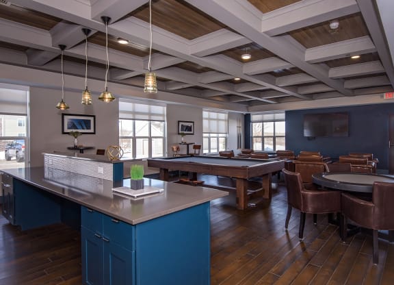 Rec Room With Kitchen