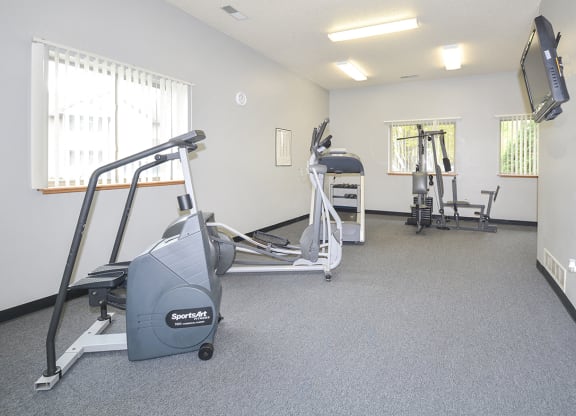 Cardio Equipment at the Fitness Center
