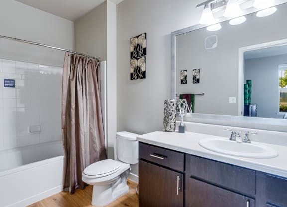 Spacious Bathroom with Large Bathroom Countertop