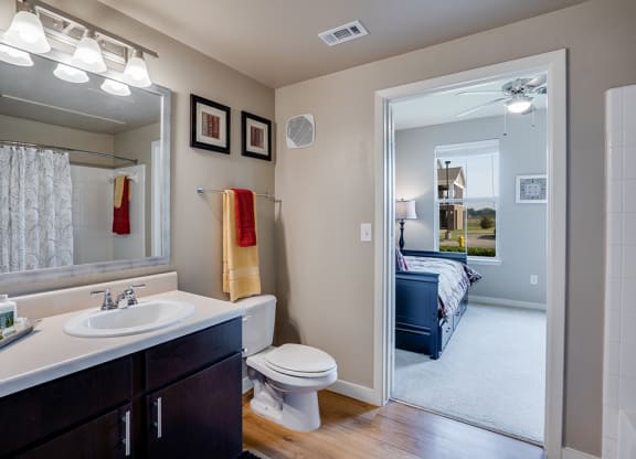 Attached Bathroom to the Bedroom