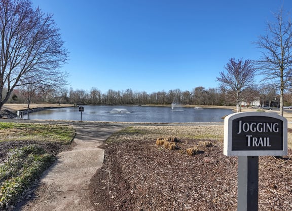 Jogging Trail Around the Lake