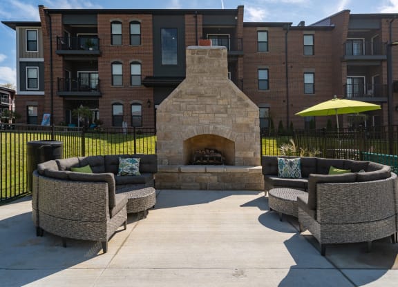 Spacious Poolside Fire Lounge