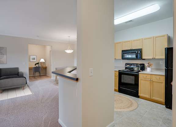 Spacious open floor plan