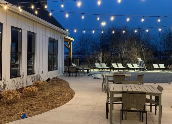Outdoor Sundeck with Furniture