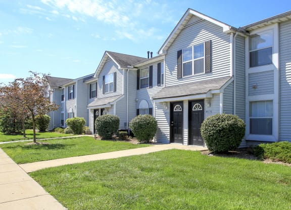 Sidewalks Leading Up to Private Entrances for Green Meadows Apartment Homes