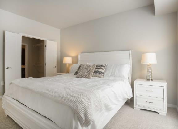 Spacious Bedrooms With Window Coverings