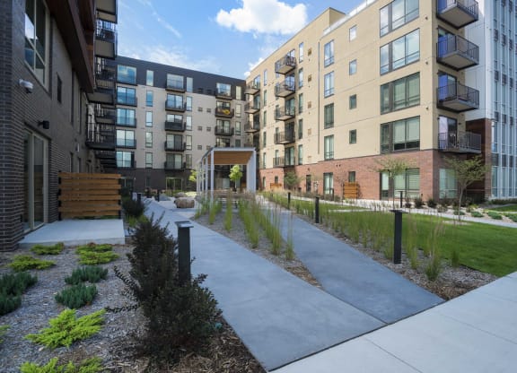 Outdoor Courtyard With Pergola