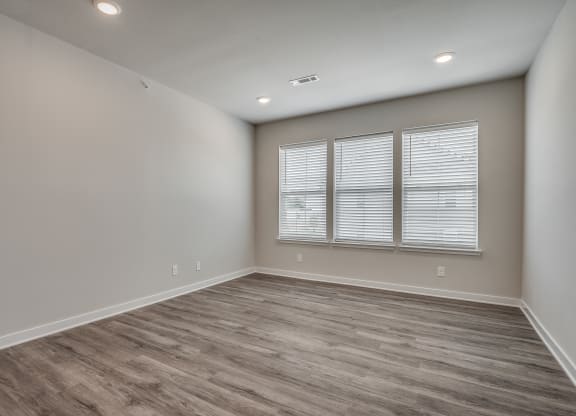Living Area with Wood-Style Flooring