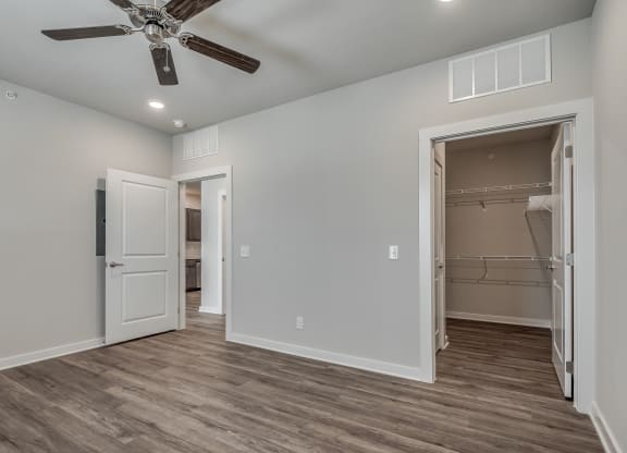 Bedroom With Walk-In Closet