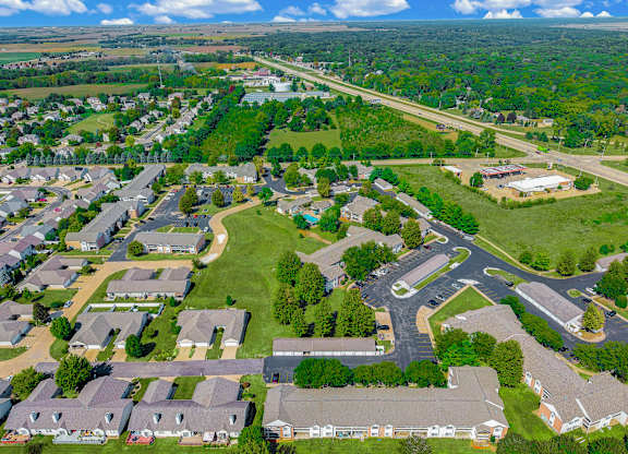 Aerial View Of Knoxville Pointe Apartment Community