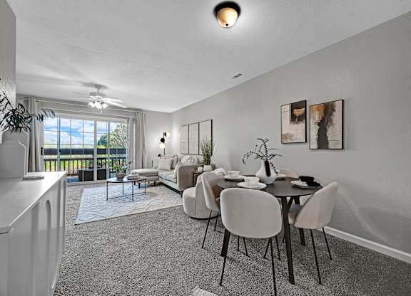 Separate Dining Area with Overhead lighting